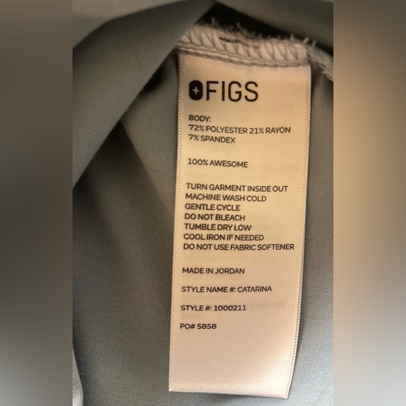 FIGS Women’s Limited Edition “Dusty Blue” Scrub Set |Jogger High Waisted | Small - Picture 14 of 14